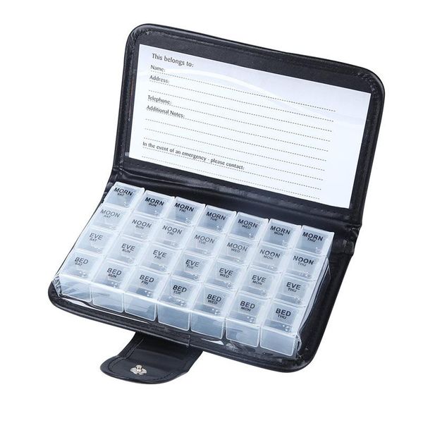 case pills organizer portable 7 days 28 grids travel storage container morn noon eve bed bottles & jars
case pills organizer portable 7 days 28 grids travel storage container morn noon eve bed bottles & jars