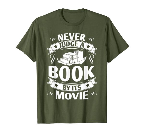 Reading Never Judge A Book By Its Movie Reader Librarian T-Shirt, Mainly pictures
Reading Never Judge A Book By Its Movie Reader Librarian T-Shirt, Mainly pictures