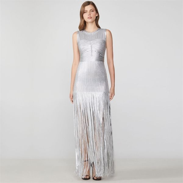 summer women's tank silver tassel maxi bodycon bandage dress sleeveless club celebrity evening party dresses 210507, Black;gray
summer women's tank silver tassel maxi bodycon bandage dress sleeveless club celebrity evening party dresses 210507, Black;gray