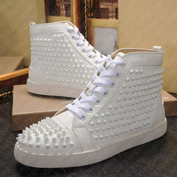 2021 red bottoms shoes studded spikes flat designer sneakers for men women low cut suede glitter party lovers wedding genuine leather rivet, Black
2021 red bottoms shoes studded spikes flat designer sneakers for men women low cut suede glitter party lovers wedding genuine leather rivet, Black