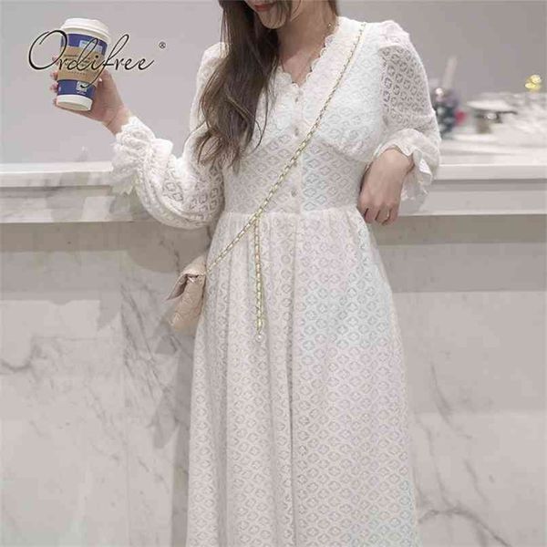 spring autumn women white lace dress long sleeve tunic elegant party midi 210513, Black;gray
spring autumn women white lace dress long sleeve tunic elegant party midi 210513, Black;gray