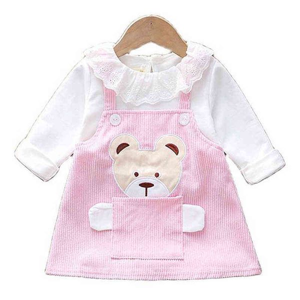 girls dress spring autumn 2021 new kids casual bear pocket strap fake two princess dress children clothing for girls dresses g1215, Red;yellow
girls dress spring autumn 2021 new kids casual bear pocket strap fake two princess dress children clothing for girls dresses g1215, Red;yellow