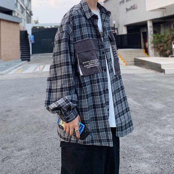 men's casual shirts spring and autumn youth loose big pocket letter printing long sleeve shirt fashion jacket gray / yellow1 jf7c, White;black
men's casual shirts spring and autumn youth loose big pocket letter printing long sleeve shirt fashion jacket gray / yellow1 jf7c, White;black
