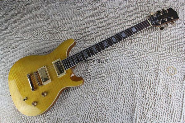 prs24 gold yellow flame maple couture electric guitar hardware production shipping @16
prs24 gold yellow flame maple couture electric guitar hardware production shipping @16