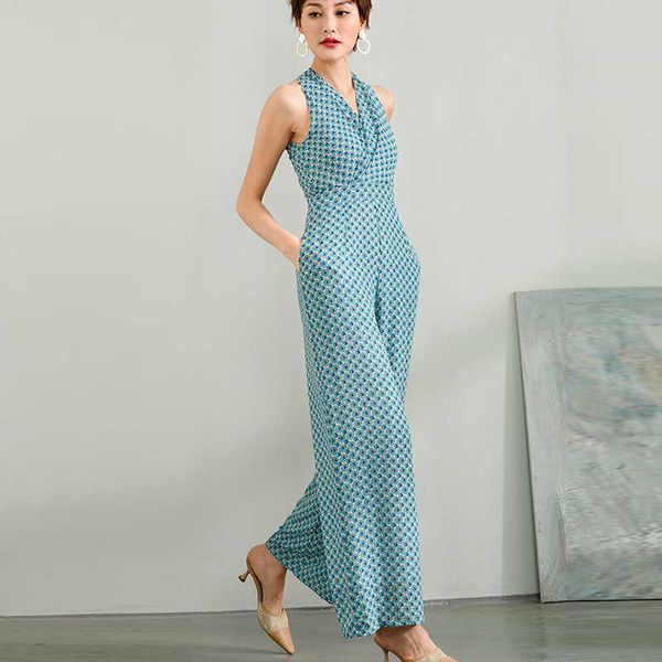 jumpsuit women summer high street chiffon elegant v-neck wide leg high waist blue print party rompers plus size 3xl 4xl 210625, Black;white
jumpsuit women summer high street chiffon elegant v-neck wide leg high waist blue print party rompers plus size 3xl 4xl 210625, Black;white