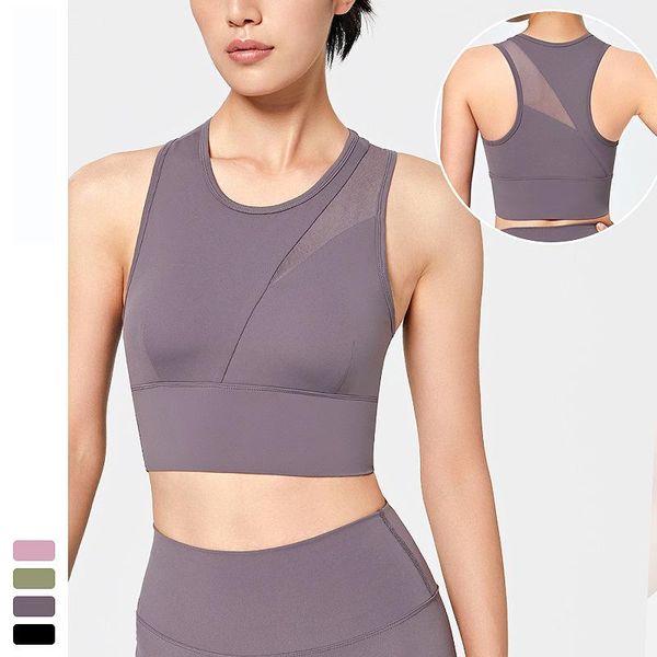 yoga outfits mesh beautiful back sports underwear female summer fitness running outside wear vest type shockproof gathered bra, White;red
yoga outfits mesh beautiful back sports underwear female summer fitness running outside wear vest type shockproof gathered bra, White;red