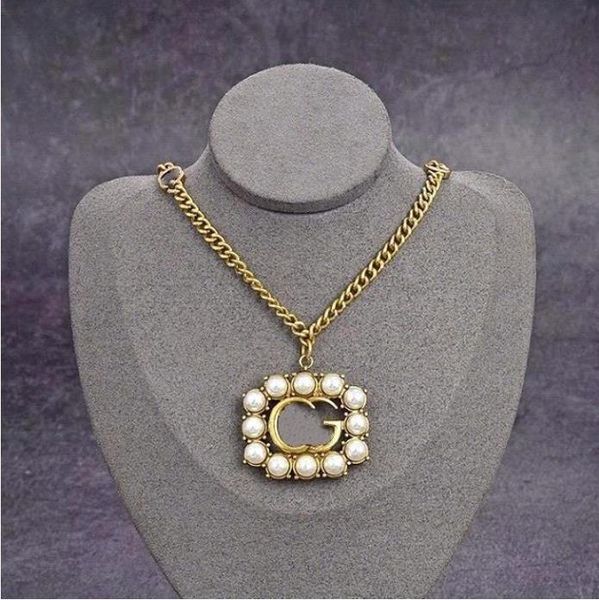 luxury jewelry necklace pearl pendant necklaces with letter stamp brass retro gold bracelets and chains fashion jewelry, Silver
luxury jewelry necklace pearl pendant necklaces with letter stamp brass retro gold bracelets and chains fashion jewelry, Silver