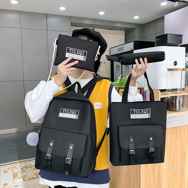 school bags 4 pcs sets casual backpacks cute canvas for teenage girls women backpack anti-theft lapshoulder mochilas
school bags 4 pcs sets casual backpacks cute canvas for teenage girls women backpack anti-theft lapshoulder mochilas