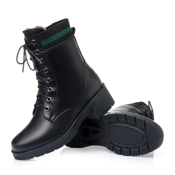 genuine leather martin boots women sock ankle boots ladies wool warm large size lace up student female winter boots black
genuine leather martin boots women sock ankle boots ladies wool warm large size lace up student female winter boots black
