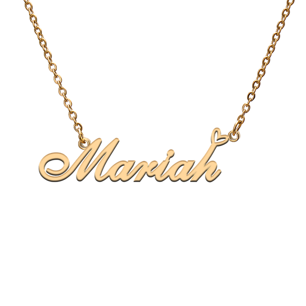 charms god with love heart personalized character necklace name mariah for friend jewelry gift, Bronze;silver
charms god with love heart personalized character necklace name mariah for friend jewelry gift, Bronze;silver
