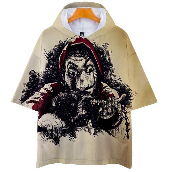 women's hoodies & sweatshirts wawni fashion la case de papel short sleeve hooded sweatshirt money paper house harajuku hip hop cool cas, Black
women's hoodies & sweatshirts wawni fashion la case de papel short sleeve hooded sweatshirt money paper house harajuku hip hop cool cas, Black