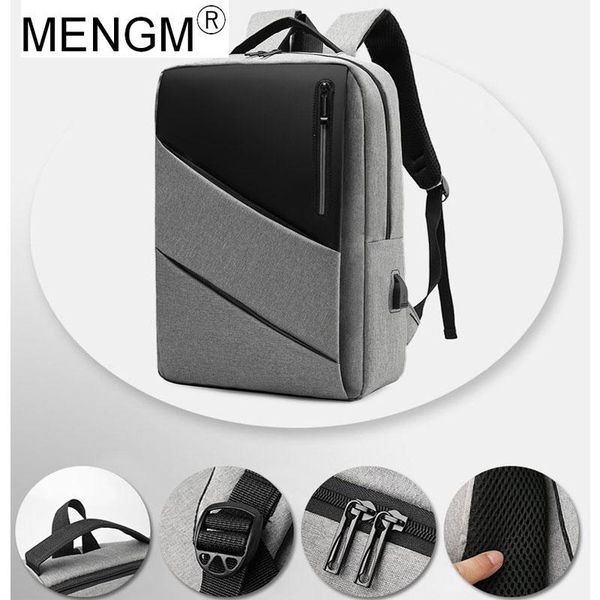 backpack mengm men business rucksack waterproof oxford mochila 15.6 inch lapback pack usb charging birthday gift gray black
backpack mengm men business rucksack waterproof oxford mochila 15.6 inch lapback pack usb charging birthday gift gray black