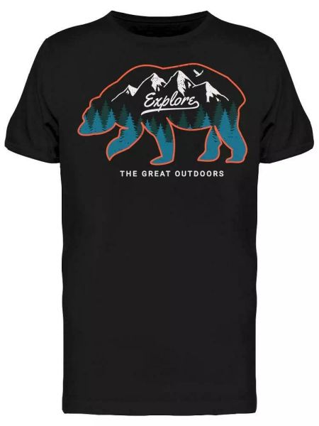 Explore The Great Outdoors Tee Men's -Image by Shutterstock, White;black
Explore The Great Outdoors Tee Men's -Image by Shutterstock, White;black