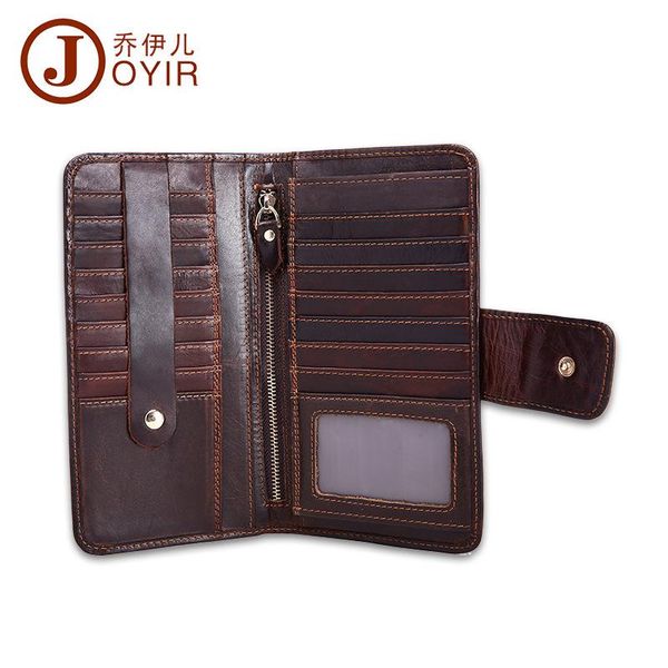 wallets vintage genuine cow leather men's long design wallet large capacity coins purse cowhide male card holder business bag, Red;black
wallets vintage genuine cow leather men's long design wallet large capacity coins purse cowhide male card holder business bag, Red;black