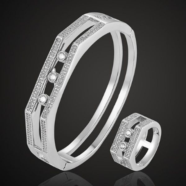 earrings & necklace zlxgirl cubic zircon pave setting bangle ring sets for women bridal accessory messeeka copper, Silver
earrings & necklace zlxgirl cubic zircon pave setting bangle ring sets for women bridal accessory messeeka copper, Silver