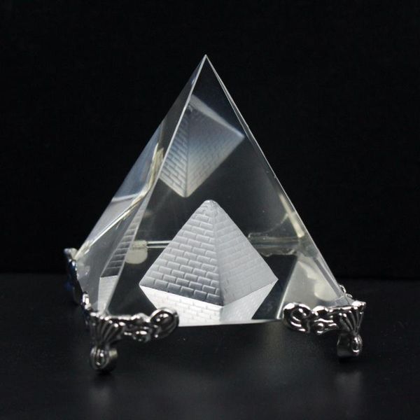 decorative objects & figurines crystal glass hollow pyramid metal base paperweight fengshui figurine crafts home office decor
decorative objects & figurines crystal glass hollow pyramid metal base paperweight fengshui figurine crafts home office decor