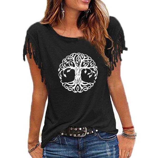 women's t-shirt 2021 mandala circle trees tree women short sleeve female t-shirts tassel cotton o-neck fashion tees, White
women's t-shirt 2021 mandala circle trees tree women short sleeve female t-shirts tassel cotton o-neck fashion tees, White