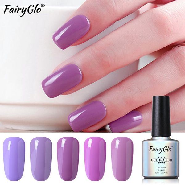 fairyglo 10ml purple series uv gel polish soak off nail semi permanent art enamel lacquer hybrid varnish gellak1, Red;pink
fairyglo 10ml purple series uv gel polish soak off nail semi permanent art enamel lacquer hybrid varnish gellak1, Red;pink