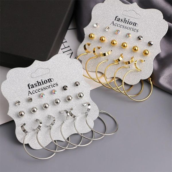 hoop & huggie fashion gold color earrings set for women geometirc metal circle pearl stud earring brincos 2021 trend jewelry gift, Golden;silver
hoop & huggie fashion gold color earrings set for women geometirc metal circle pearl stud earring brincos 2021 trend jewelry gift, Golden;silver