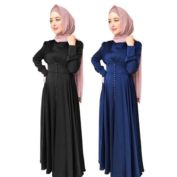 ethnic clothing women islamic ramadan long sleeve satin maxi dress button front high waist pleated slim abaya dubai party robe, Red
ethnic clothing women islamic ramadan long sleeve satin maxi dress button front high waist pleated slim abaya dubai party robe, Red