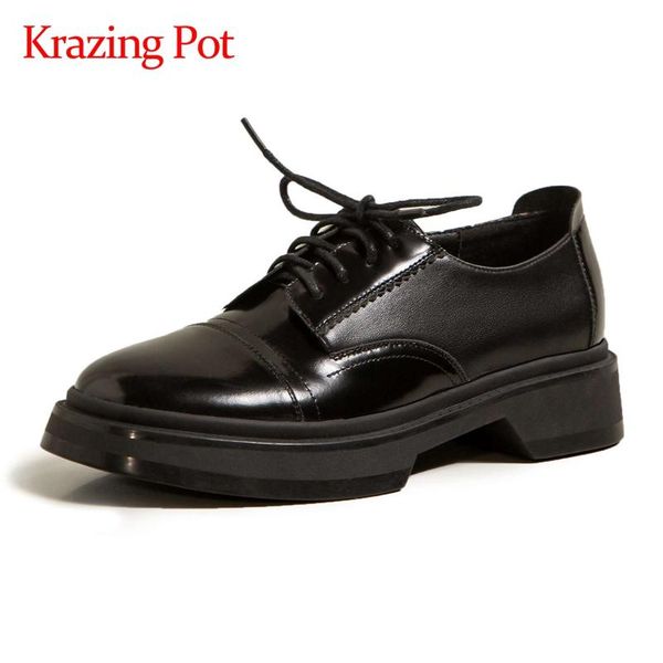 krazing pot 2021 early spring preppy style simple design three color casual shoes lace up young lady daily wear women pumps l3f8 dress, Black
krazing pot 2021 early spring preppy style simple design three color casual shoes lace up young lady daily wear women pumps l3f8 dress, Black