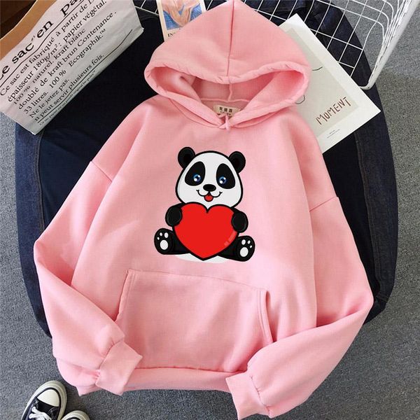 women's hoodies & sweatshirts cute 90s hoodie panda printed autumn women basic clothes funny simple streetwear winter fashion female, Black
women's hoodies & sweatshirts cute 90s hoodie panda printed autumn women basic clothes funny simple streetwear winter fashion female, Black
