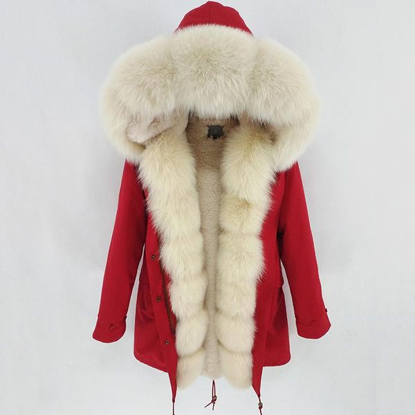 women's fur & faux winter women long casual coat jacket parka natural big collar detachable liner thick warm outerwear, Black
women's fur & faux winter women long casual coat jacket parka natural big collar detachable liner thick warm outerwear, Black