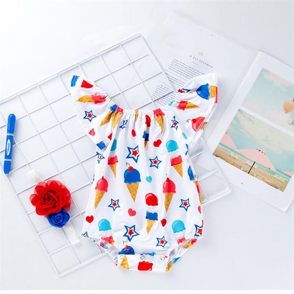 clothing sets baby girl's summer casual set two piece, infant's off shoulder romper cartoon pattern printing jumpsuit hair band, White
clothing sets baby girl's summer casual set two piece, infant's off shoulder romper cartoon pattern printing jumpsuit hair band, White