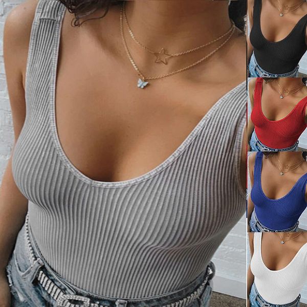 women's tanks & camis summer ribbed skinny sleeveless women tank basic casual female 2021 solid slim trend ladies clothes, White
women's tanks & camis summer ribbed skinny sleeveless women tank basic casual female 2021 solid slim trend ladies clothes, White