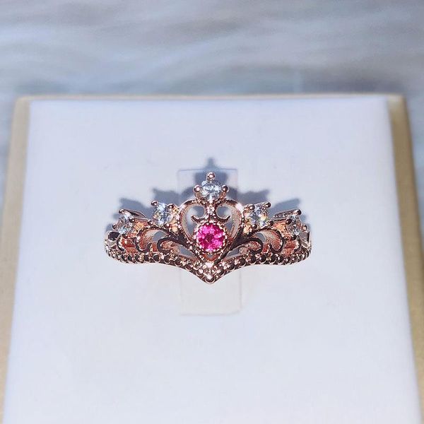 cluster rings chamss fashion diamond crown ring simple romantic female valentine's day gift, Golden;silver
cluster rings chamss fashion diamond crown ring simple romantic female valentine's day gift, Golden;silver