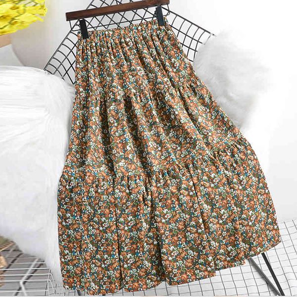 skirts autumn floral patchwork boho elastic waist orange flowers a-line long pleated chiffon skirts, Black
skirts autumn floral patchwork boho elastic waist orange flowers a-line long pleated chiffon skirts, Black