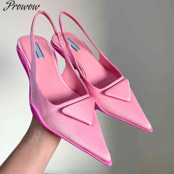 official website 70% off outlet prowow woman popular and luxury brand fashion outdoor silk fabric pointed sandals half-packed back stiletto, Black
official website 70% off outlet prowow woman popular and luxury brand fashion outdoor silk fabric pointed sandals half-packed back stiletto, Black