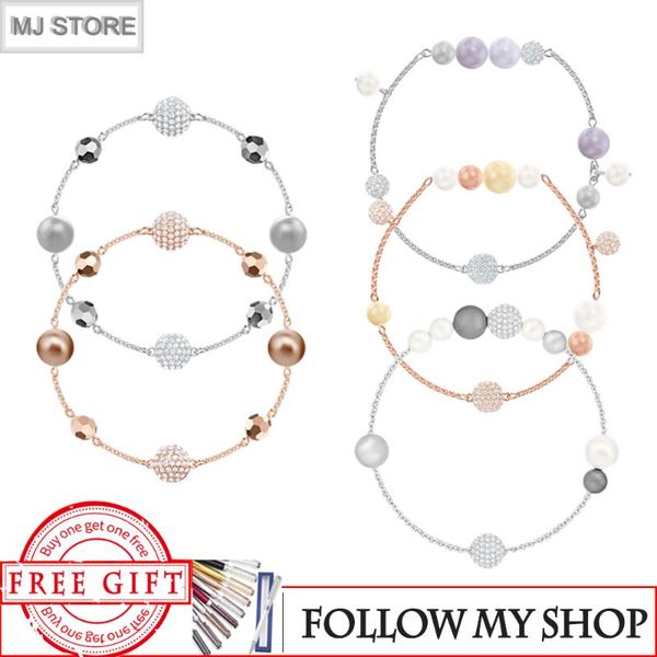 fashion charms bracelet crystals zircon silver color pearl transfer beads bangles for women girls party wedding jewelry gifts charm bracelet, Golden;silver
fashion charms bracelet crystals zircon silver color pearl transfer beads bangles for women girls party wedding jewelry gifts charm bracelet, Golden;silver