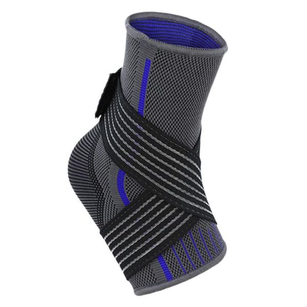 1pc winding sprain hiking bandage strap outdoor sports nylon pressurized support elastic gym protection pain relief ankle guard, Blue;black
1pc winding sprain hiking bandage strap outdoor sports nylon pressurized support elastic gym protection pain relief ankle guard, Blue;black