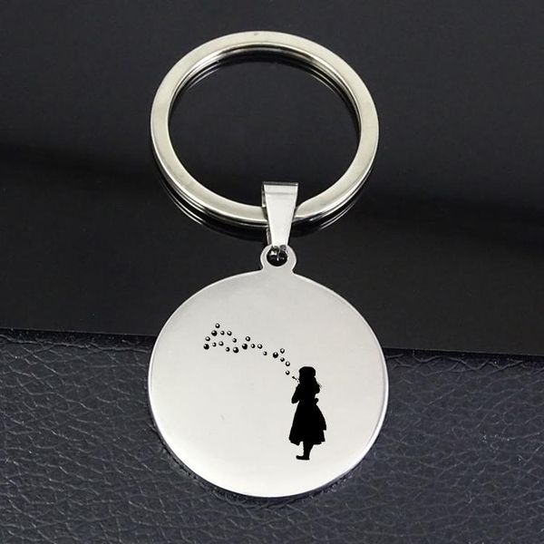 keychains girl bowing bubbles keychain disc pendant jewelry gift for wholesale price yp7422, Silver
keychains girl bowing bubbles keychain disc pendant jewelry gift for wholesale price yp7422, Silver