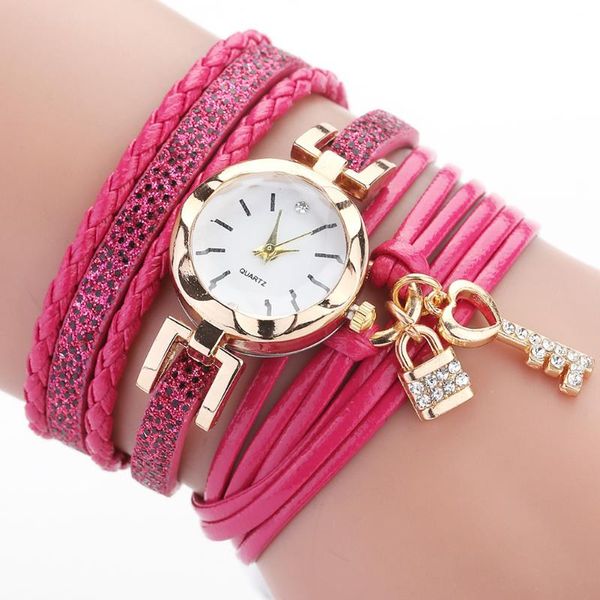 wristwatches key lock temperament pendant bracelet wristwatch environmental protection and non-fading women casual quartz watches gift, Slivery;brown
wristwatches key lock temperament pendant bracelet wristwatch environmental protection and non-fading women casual quartz watches gift, Slivery;brown