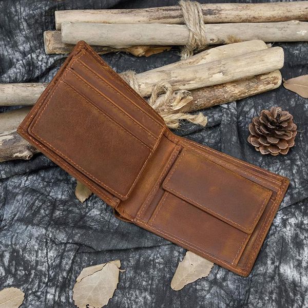 wallets luufan fashion vintage leather wallet trifold real men short purse cowhide pocket for male business card, Red;black
wallets luufan fashion vintage leather wallet trifold real men short purse cowhide pocket for male business card, Red;black