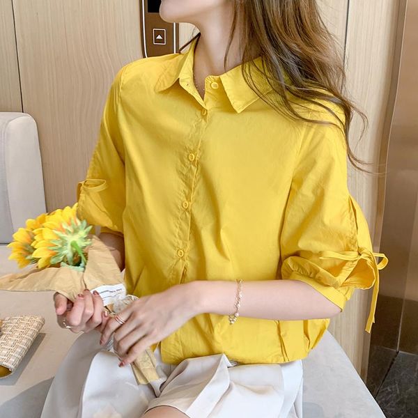 women's blouses & shirts 2021 summer fashion shirt cotton half blouse -neck button lantern sleeve ladies high waist women, White
women's blouses & shirts 2021 summer fashion shirt cotton half blouse -neck button lantern sleeve ladies high waist women, White