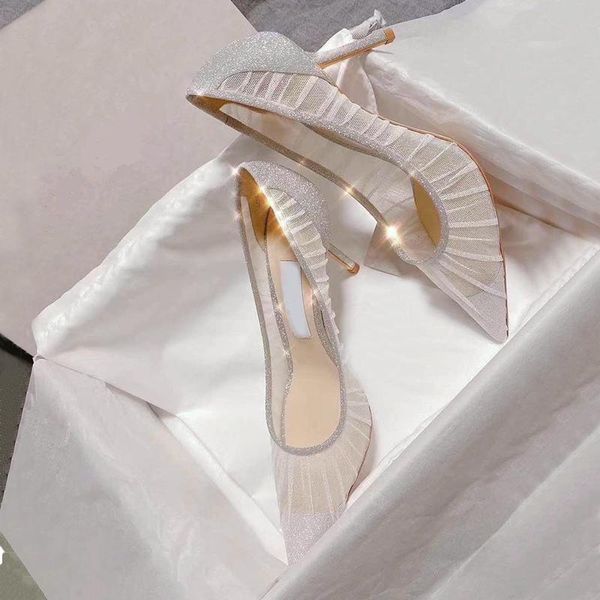 dress shoes spring and summer sequined stiletto high-heeled mesh pointed bridal wedding banquet all-match female sandals, Black
dress shoes spring and summer sequined stiletto high-heeled mesh pointed bridal wedding banquet all-match female sandals, Black