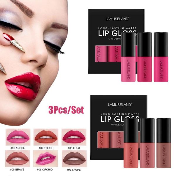lip gloss 3pcs/set waterproof long-lasting matte mini liquid lipstick easy to carry 3.5g makeup
lip gloss 3pcs/set waterproof long-lasting matte mini liquid lipstick easy to carry 3.5g makeup