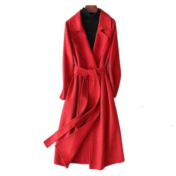 women's jackets fashion wool coat womens overcoat autumn korean long warm belt slim double sided woolen jacket outerwear ladi r8uq, Black;brown
women's jackets fashion wool coat womens overcoat autumn korean long warm belt slim double sided woolen jacket outerwear ladi r8uq, Black;brown