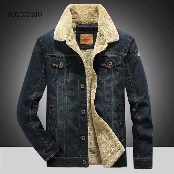 masculine jacket men keep warm and velvet thickening jean casual fashion assault locomotive coat 211214, Black;brown
masculine jacket men keep warm and velvet thickening jean casual fashion assault locomotive coat 211214, Black;brown