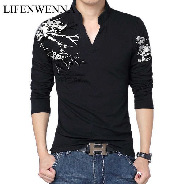 fashion men's t shirt fashion print v neck long sleeve t shirt mens clothing trend slim fit casual tees shirt 5xl 210528, White;black
fashion men's t shirt fashion print v neck long sleeve t shirt mens clothing trend slim fit casual tees shirt 5xl 210528, White;black