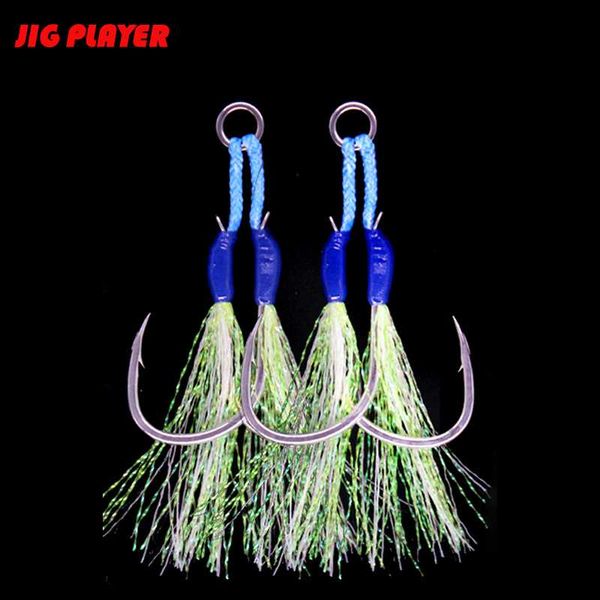 fishing hooks jig player high carbon steel slow pitch double assist hook 1/0 2/0 3/0 4/0 5/0 7/0 glow and uv seawater stable sharp hookah
fishing hooks jig player high carbon steel slow pitch double assist hook 1/0 2/0 3/0 4/0 5/0 7/0 glow and uv seawater stable sharp hookah