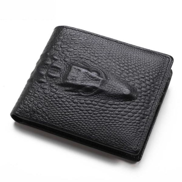 crocodile pattern skin men's wallets genuine cow leather card holder coin pocket small purse alligator male, Red;black
crocodile pattern skin men's wallets genuine cow leather card holder coin pocket small purse alligator male, Red;black