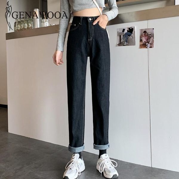 genayooa black boyfriend jeans for women casual high waist wide leg streetwear loose pants mujer autumn korean fashion women's, Blue
genayooa black boyfriend jeans for women casual high waist wide leg streetwear loose pants mujer autumn korean fashion women's, Blue