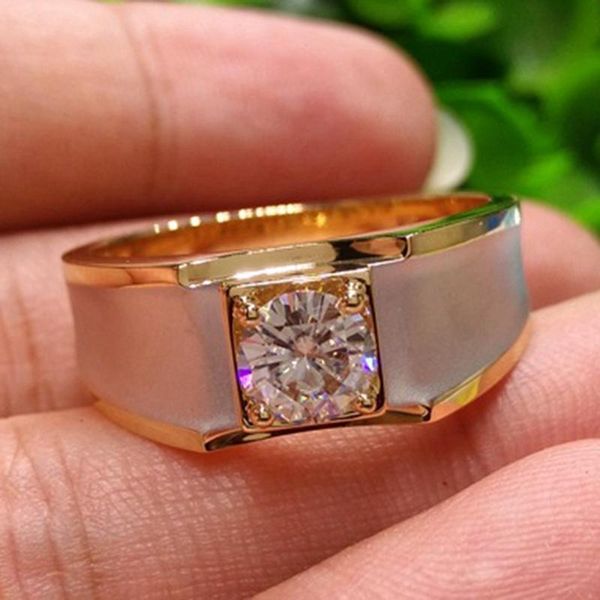 wedding rings pc zircon two-color ring men rectangle cut fashion jewelry party anniversary engagement ceremony dropship, Slivery;golden 
wedding rings pc zircon two-color ring men rectangle cut fashion jewelry party anniversary engagement ceremony dropship, Slivery;golden