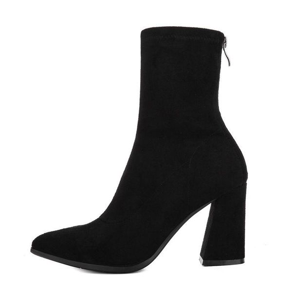 boots 2021 velvet thick elastic pointed winter women's high heel black fashion platform ladies females for woman
boots 2021 velvet thick elastic pointed winter women's high heel black fashion platform ladies females for woman