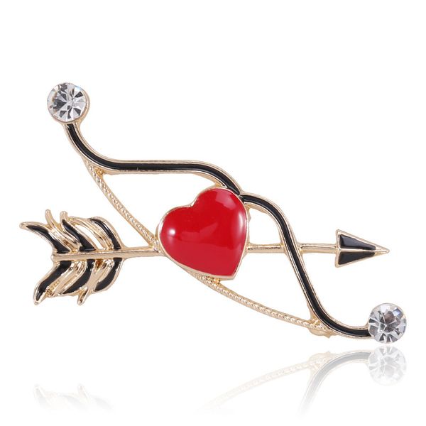 factory creative alloy oil drop one arrow through the heart brooch personalized bow and arrow simple fashion anti stray light fixed collar p
factory creative alloy oil drop one arrow through the heart brooch personalized bow and arrow simple fashion anti stray light fixed collar p