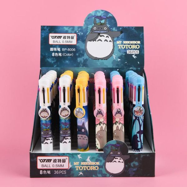 pcs/lot cartoon totoro 8 colors ballpoint pen cute press roller ball pens school office writing supplies stationery gift, Blue;orange
pcs/lot cartoon totoro 8 colors ballpoint pen cute press roller ball pens school office writing supplies stationery gift, Blue;orange